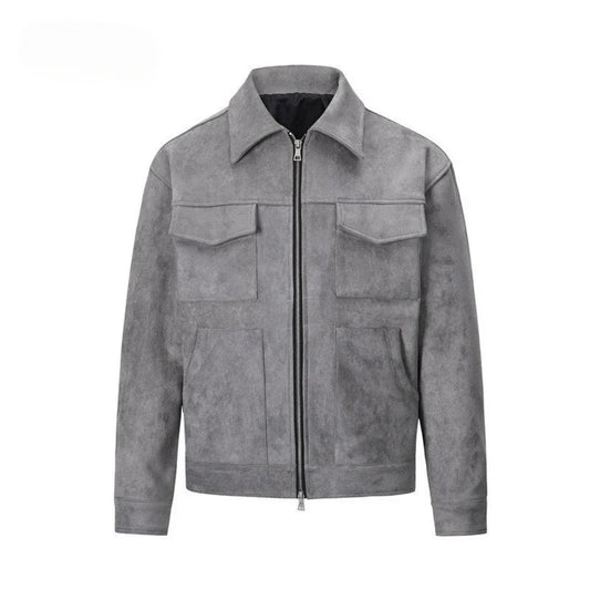 UrbanEdge | Men’s Suede Jacket: Effortless Style & Comfort