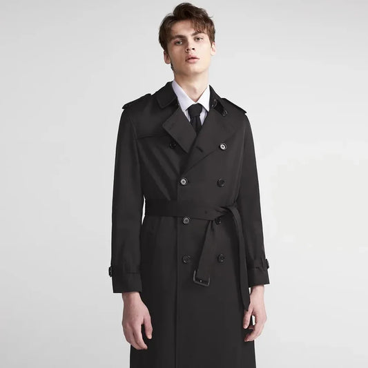 UrbanEdge | Trench Coat for Men – Elegant Waterproof Style