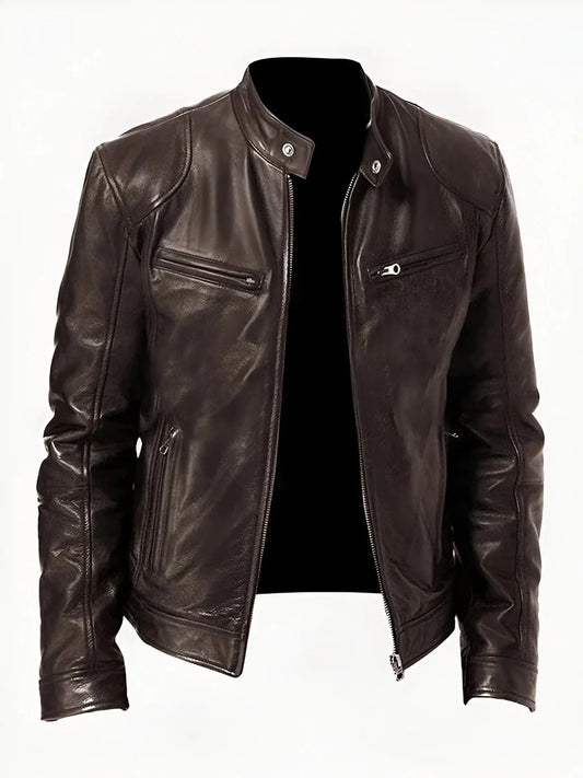 UrbanEdge | Men’s Leather Jacket – Stylish, Durable & Timeless