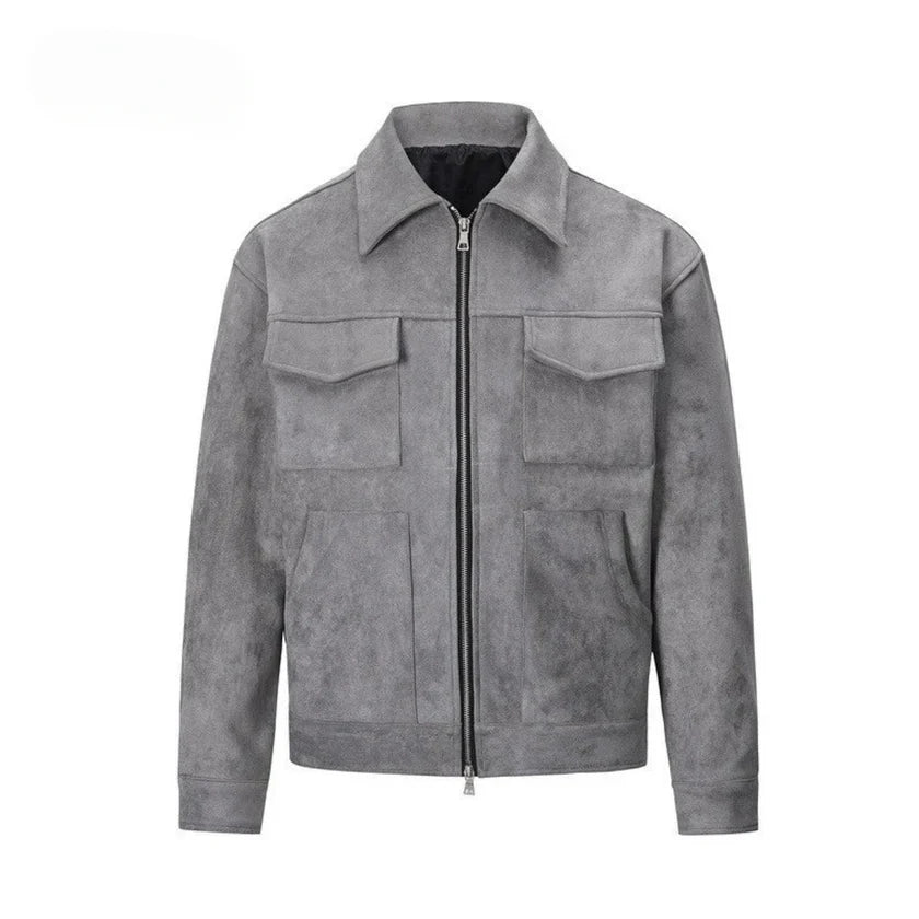 UrbanEdge | Men’s Suede Jacket: Effortless Style & Comfort
