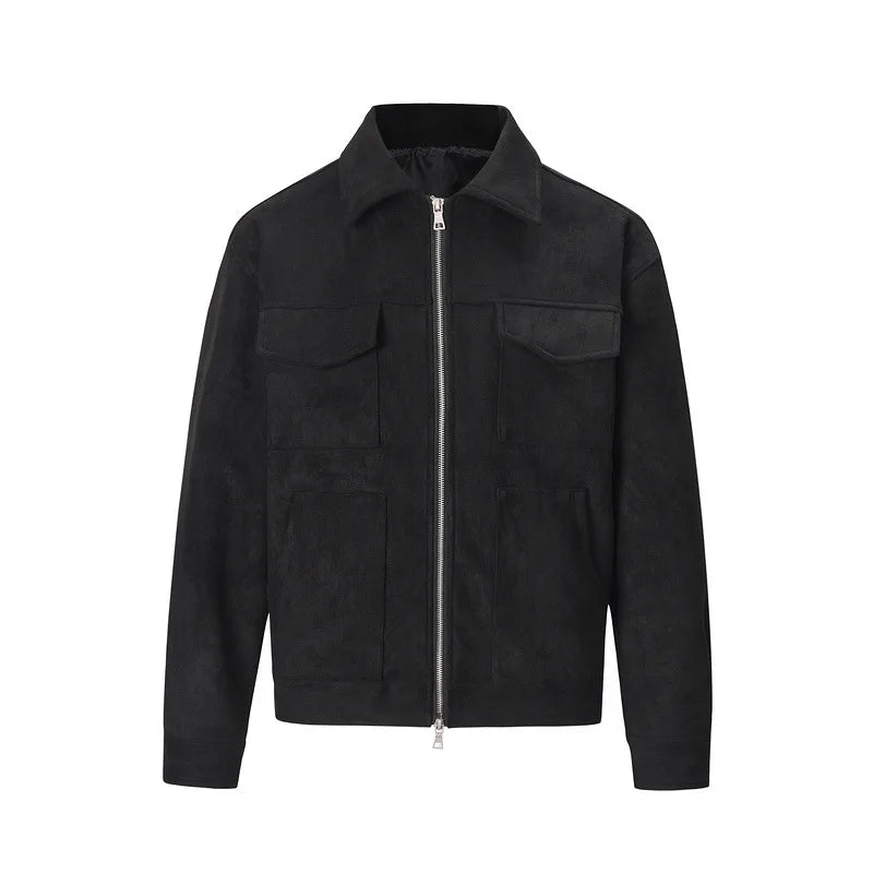 UrbanEdge | Men’s Suede Jacket: Effortless Style & Comfort