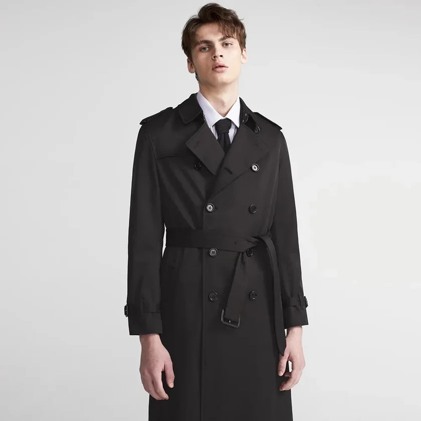 UrbanEdge | Trench Coat for Men – Elegant Waterproof Style
