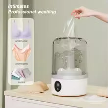 Mini Rechargeable Portable Washing Machine – 1L Cordless Laundry Cup for Underwear & Socks